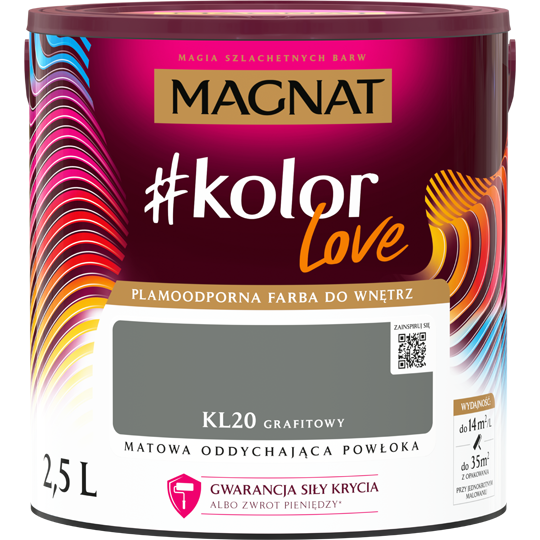 Magnat KLove KL20 grafitowy 2,5L Magnat KLove KL20 grafitowy 2,5L